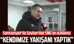 Samsunspor'da Soner Soykan'dan açıklama: "Kendimize yakışanı yaptık"