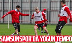 Samsunspor'da yoğun tempo