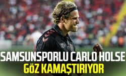 Samsunsporlu Carlo Holse göz kamaştırıyor