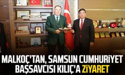 Şeref Malkoç'tan, Samsun Cumhuriyet Başsavcı Mehmet Sabri Kılıç'a ziyaret