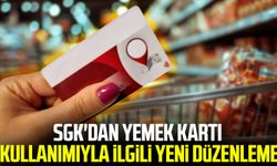 SGK'dan yemek kartı kullanımıyla ilgili yeni düzenleme