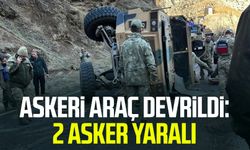 Şırnak’ta askeri araç devrildi: 2 asker yaralı