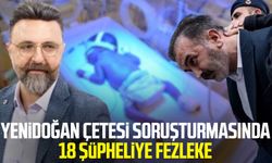 Yenidoğan Çetesi soruşturmasında 18 şüpheliye fezleke