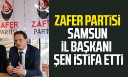 Zafer Partisi Samsun İl Başkanı Faruk Şen istifa etti