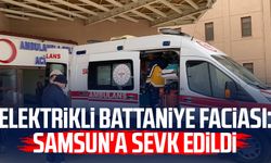 Elektrikli battaniye faciası: Samsun'a sevk edildi