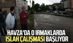 Havza'da Tersakan Irmağı ve Hacıosman Deresi Islah çalışması başlıyor