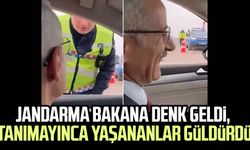 Jandarma bakana denk geldi, tanımayınca yaşananlar güldürdü