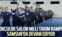 Okçuluk Salon Milli Takım Kampı Samsun'da devam ediyor