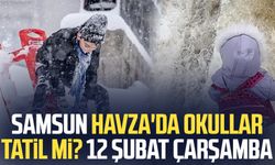 Samsun Havza'da okullar tatil mi? 12 Şubat Çarşamba