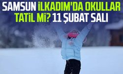 Samsun İlkadım'da okullar tatil mi? 11 Şubat Salı