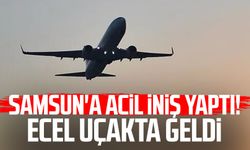 Uçak, Samsun'a acil iniş yaptı! Acı olay