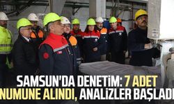 Samsun'da denetim: 7 adet numune alındı, analizler başladı
