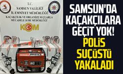 Samsun'da kaçakçılara geçit yok! Polis suçüstü yakaladı