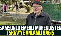 Samsunlu emekli mühendisten TSKGV'ye anlamlı bağış
