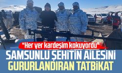 Samsunlu Şehit Astsubay İlhan Hamlı'nın ailesini gururlandıran tatbikat