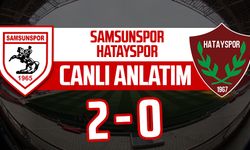 Samsunspor - Hatayspor maçının canlı anlatımı