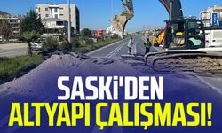SASKİ'den altyapı çalışması!