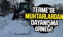 Terme’de muhtarlardan dayanışma örneği!