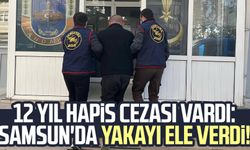 12 yıl hapis cezası vardı: Samsun'da yakayı ele verdi!