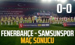 Fenerbahçe - Samsunspor maç sonucu