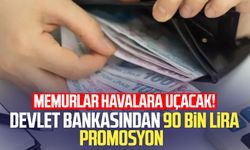 Memurlar havalara uçacak! Devlet bankasından 90 bin lira promosyon