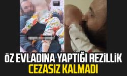 Öz evladına yaptığı rezillik cezasız kalmadı