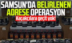 Samsun İlkadım'da belirlenen adrese operasyon