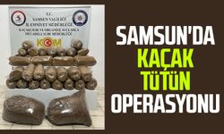 Samsun'da kaçak tütün operasyonu: 210 kilogram ele geçirildi