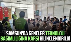 Samsun'da gençler teknoloji bağımlılığına karşı bilinçlendirildi