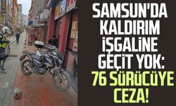 Samsun'da kaldırım işgaline geçit yok: 76 sürücüye ceza!