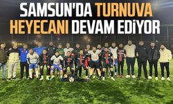 Samsun'da turnuva heyecanı devam ediyor