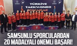 Samsunlu sporculardan 20 madalyalı önemli başarı