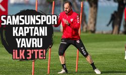 Samsunspor kaptanı Zeki Yavru ilk 3'te!