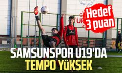 Samsunspor U19'da tempo yüksek: Hedef 3 puan