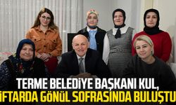 Terme Belediye Başkanı Şenol Kul, iftarda gönül sofrasında buluştu