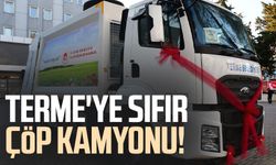 Terme'ye sıfır çöp kamyonu!