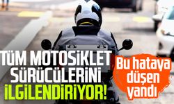 Tüm motosiklet sürücülerini ilgilendiriyor! Bu hataya düşen yandı