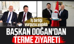 Başkan Halit Doğan'dan Terme ziyareti: İş birliği vurgusu yapıldı