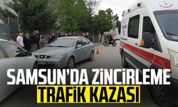 Samsun Vezirköprü’de zincirleme trafik kazası