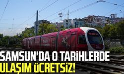 Samsun'da o tarihlerde ulaşım ücretsiz!