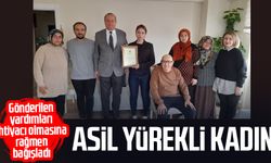 Asil yürekli kadın: Samsun'da şehit eşinden duygu dolu davranış