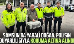 Samsun'da yaralı doğan polisin duyarlılığıyla koruma altına alındı