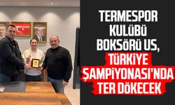 Termespor kulübü boksörü Urguya Us, Türkiye Şampiyonası’nda ter dökecek