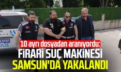 10 ayrı dosyadan aranıyordu: Firari suç makinesi Samsun'da yakalandı