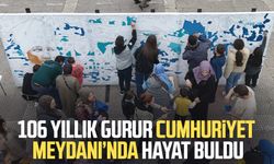 106 yıllık gurur Samsun Cumhuriyet Meydanı’nda hayat buldu