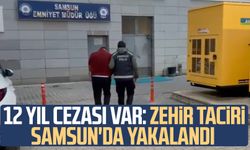 12 yıl cezası var: Zehir taciri Samsun'da yakalandı