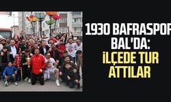 1930 Bafraspor BAL'da: İlçede tur attılar
