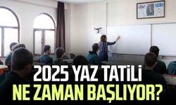2025 yaz tatili ne zaman başlıyor?