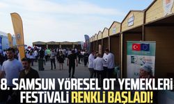 8. Samsun Yöresel Ot Yemekleri Festivali renkli başladı!