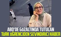 ABD'de gözaltında tutulan Türk öğrenci Rümeysa Öztürk'ten sevindirici haber